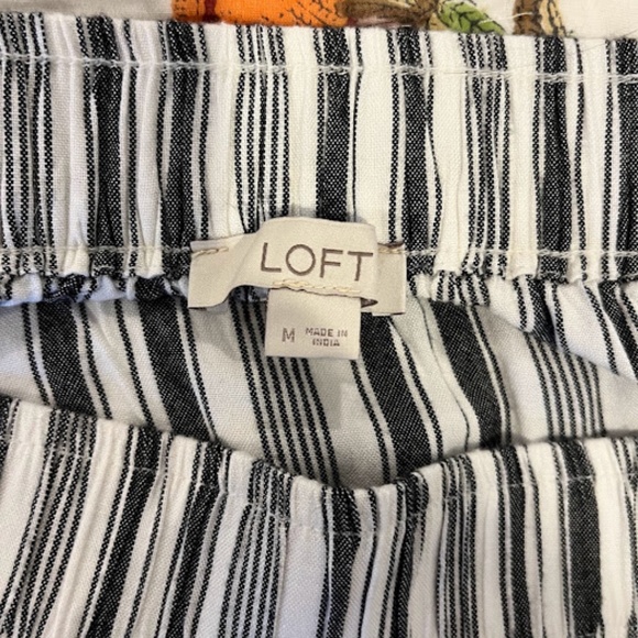 LOFT Striped Tiered Pull On Maxi Skirt, Sz M, EUC - Picture 5 of 6